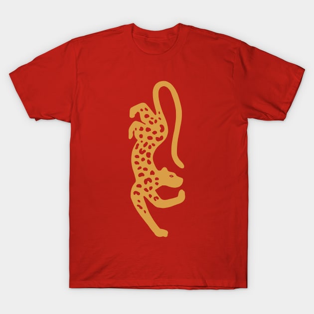 Groovy Leopard T-Shirt by JunkyDotCom